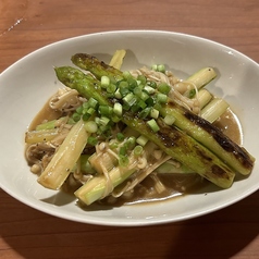 アスパラとえのきのバター焼き