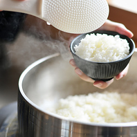 岩手産銀河の雫×羽釜炊きご飯