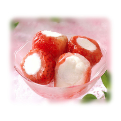 まるごと苺アイス(4コ)