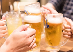 生ビールを含む二時間飲み放題1500円(税抜)