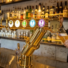 希少なベルギービール含む7種の樽生ビールを楽しむ