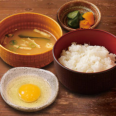 玉子かけご飯セット