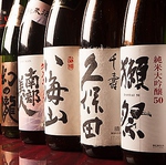 全国の日本酒・焼酎を多数取り揃え◎飲み比べもお楽しみいただけます!