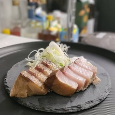 〆鯖の藁焼き