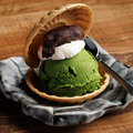 料理メニュー写真&nbsp;特濃!!京抹茶もなかアイス