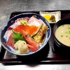 海鮮丼　酢飯