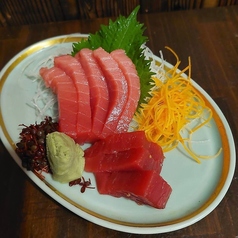 生本まぐろ中とろ赤身盛り合わせ