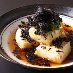 揚げ出し豆腐 ~岩海苔かけ~