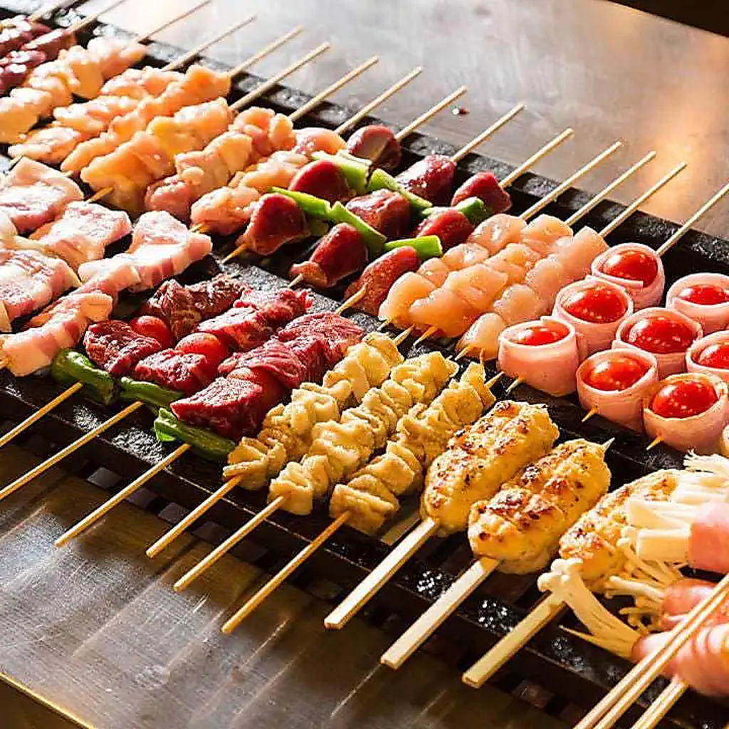 池袋駅徒歩1分 個室居酒屋で焼き鳥食べ放題