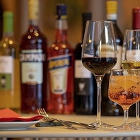 お食事に合わせたワインやカクテルご提案いたします♪