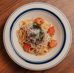 シラスのペペロンチーノ
