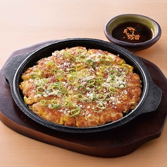 たっぷりコーンのチーズチヂミ