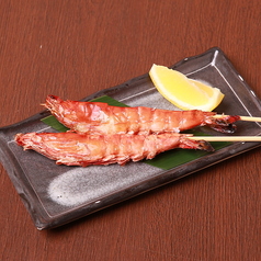 海老の串塩焼き(2尾)