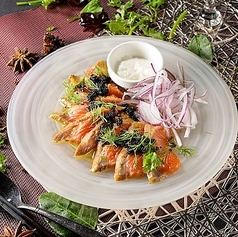 鮮魚のカルパッチョ