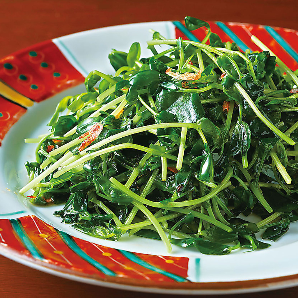 あひるの大定番！湯葉と一緒にサッと炒めたヘルシーな１品！おつまみにも◎