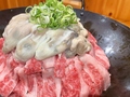 料理メニュー写真 牡蠣と肉鍋　1人前