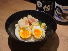 冷ぶっかけ※写真は「鶏玉天ぶっかけうどん」