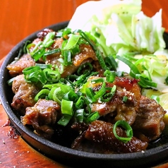 親鳥のにんにく醤油