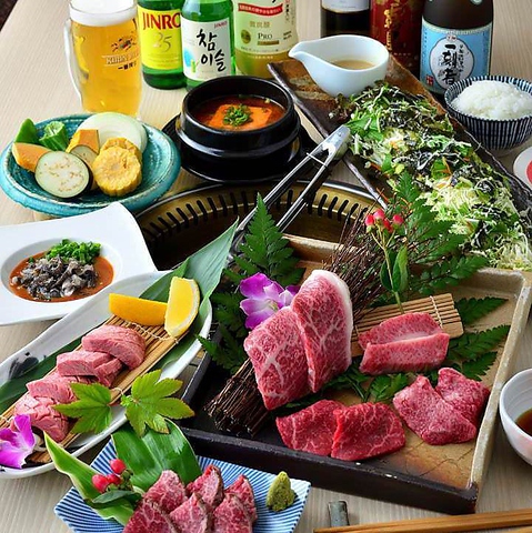 京都産黒毛和牛使用。色々な部位が食べられるおすすめコースを各種取り揃えています！