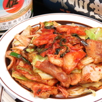 『ぼてっ』と返して『ぢゅう』と焼く。