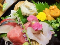 新鮮な魚介を熟成や焼き等様々な方法でおいしくご提供！