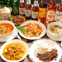 五感を刺激する本場の香り。彩り豊かな本格タイ料理を！