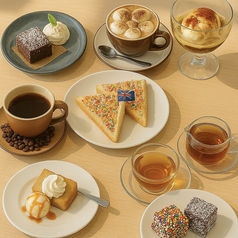 デザートご注文でお得なドリンクセットに！