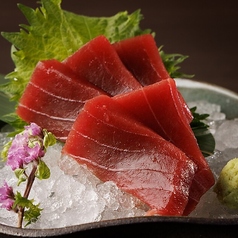生本まぐろの刺身