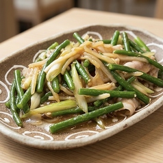 豚肉とニンニクの芽炒め