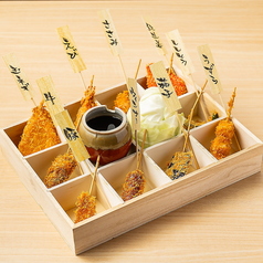 串カツ盛り合わせ(5本)
