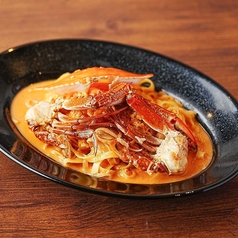 渡り蟹の トマトクリームソース