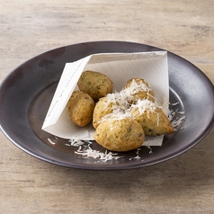 あおさのゼッポリーネ~パルミジャーノチーズがけ~