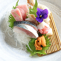 新鮮な魚介を熟成や焼き等様々な方法でおいしくご提供！