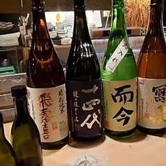 焼酎・日本酒を豊富なラインアップでご提供♪