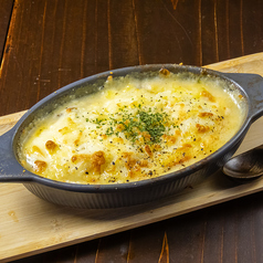 魚とジャガイモのグラタン