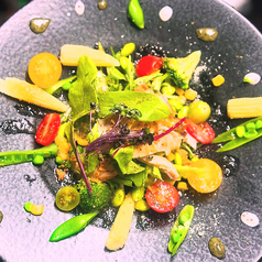 胸肉と8種の季節野菜のイタリアンサラダ