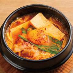 豆富と十勝豚のしゃぶしゃぶチゲ