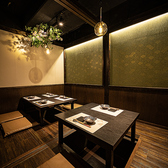 【2名様からご案内可能の完全個室】2名様から対応可能の完全個室でデート、記念日、誕生日など様々なシーンに対応。完全個室の為、プライベート感が満載で人目を気にせずお食事を楽しめること間違いなし。大切な人の大切な日にはデザートプレートもご用意可能となっております。詳細はクーポン欄もしくは当店まで♪