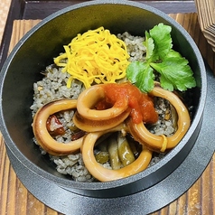 ブラックいか釜飯