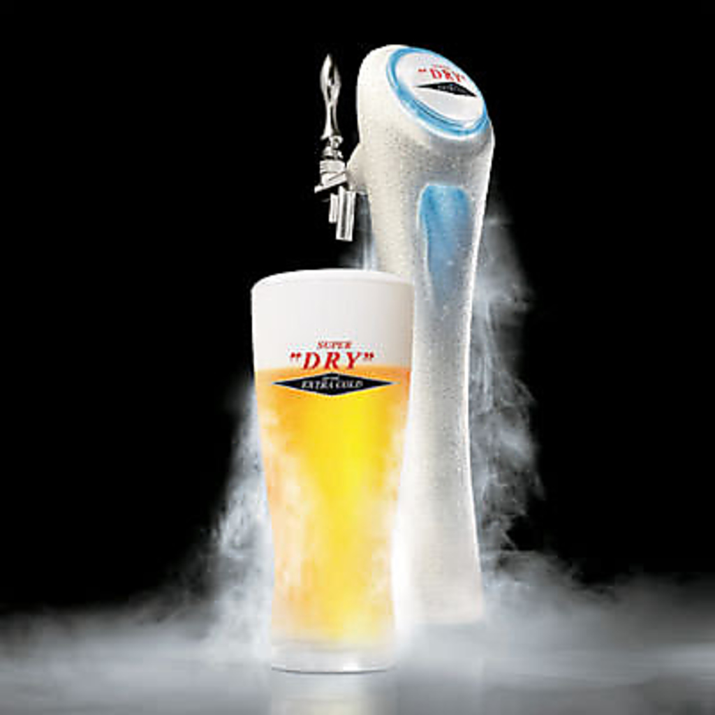 暑い季節におすすめ◎エクストラコールド設置店。冷え冷えのビールをご堪能下さい！