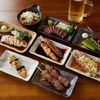 朝引きの新鮮な食材を使用した串焼きをご堪能ください！