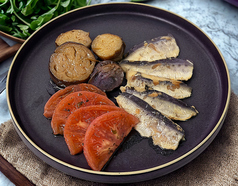 イワシとお野菜のオリーブマリネ