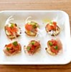 サーモンと生ハムのセビーチェ