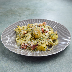 タコとジャガイモのジェノベーゼ