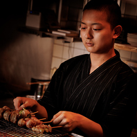 新鮮な野菜をお肉でくるっと巻いた野菜巻き串！