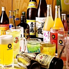 飲み放題の種類は30種類以上と豊富なラインナップ！