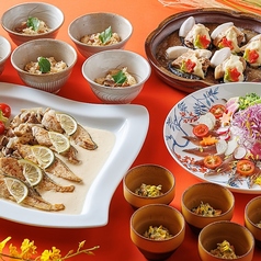 JR九州ステーションホテル小倉 鉄板 串焼き 八くらのコース写真