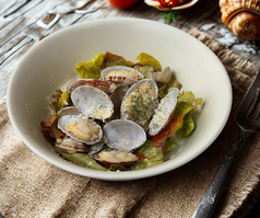 アサリのガーリックバターソテー