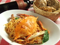 料理メニュー写真 渡り蟹のスパゲッティ