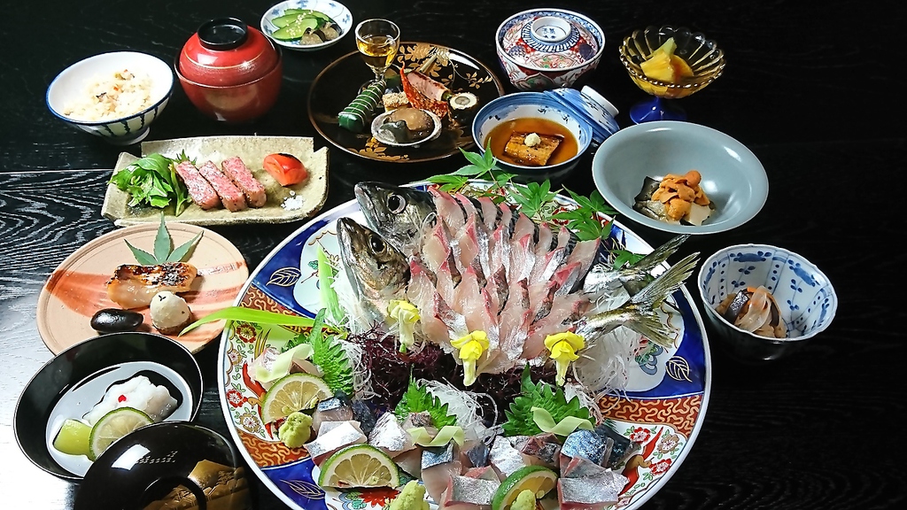 大分の味　関アジor関サバ会席　　